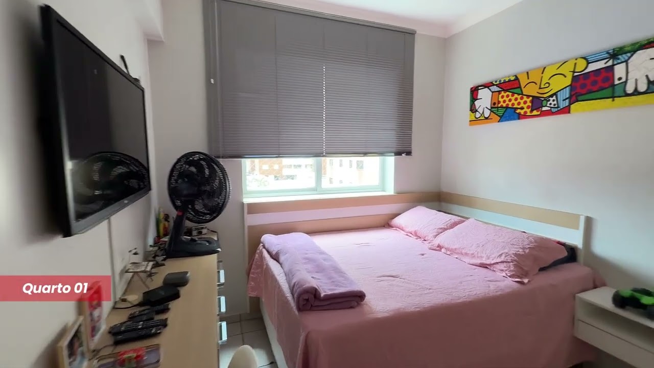 74m², 3 qtos, 2 suítes, garagem, a 300m da Estação Águas Claras, Res. Sagres - R$ 590.000