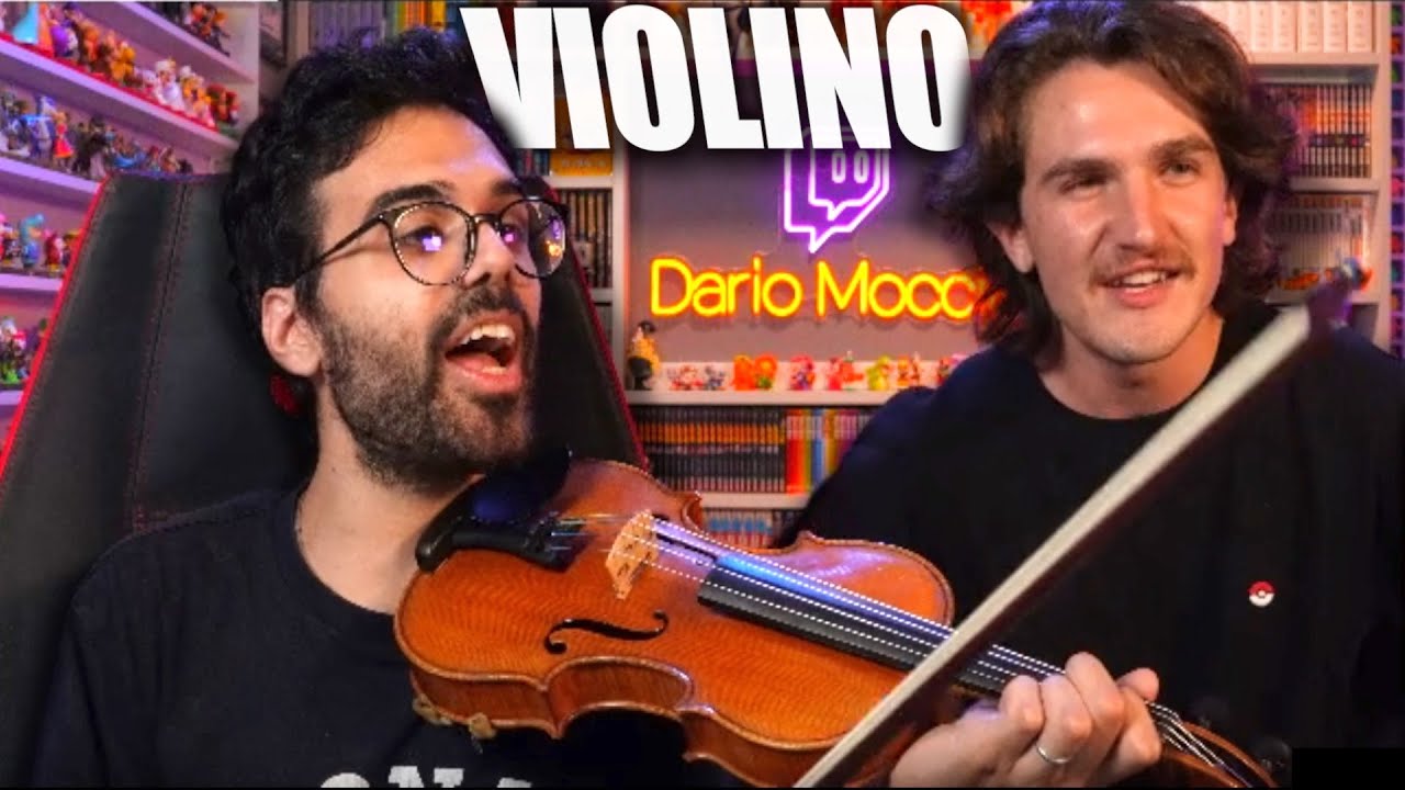 HO INSEGNATO A DARIO MOCCIA A SUONARE IL VIOLINO
