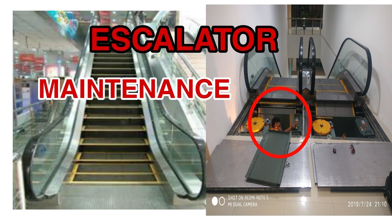 cara naik escalator dengan baik dan benar, dan pengenalan swit safety eskalator