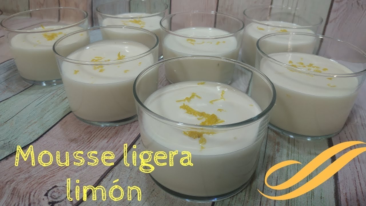 MOUSSE LIGERA DE LIMÓN | MUY CREMOSA Y REFRESCANTE CON MAMBO¡¡¡