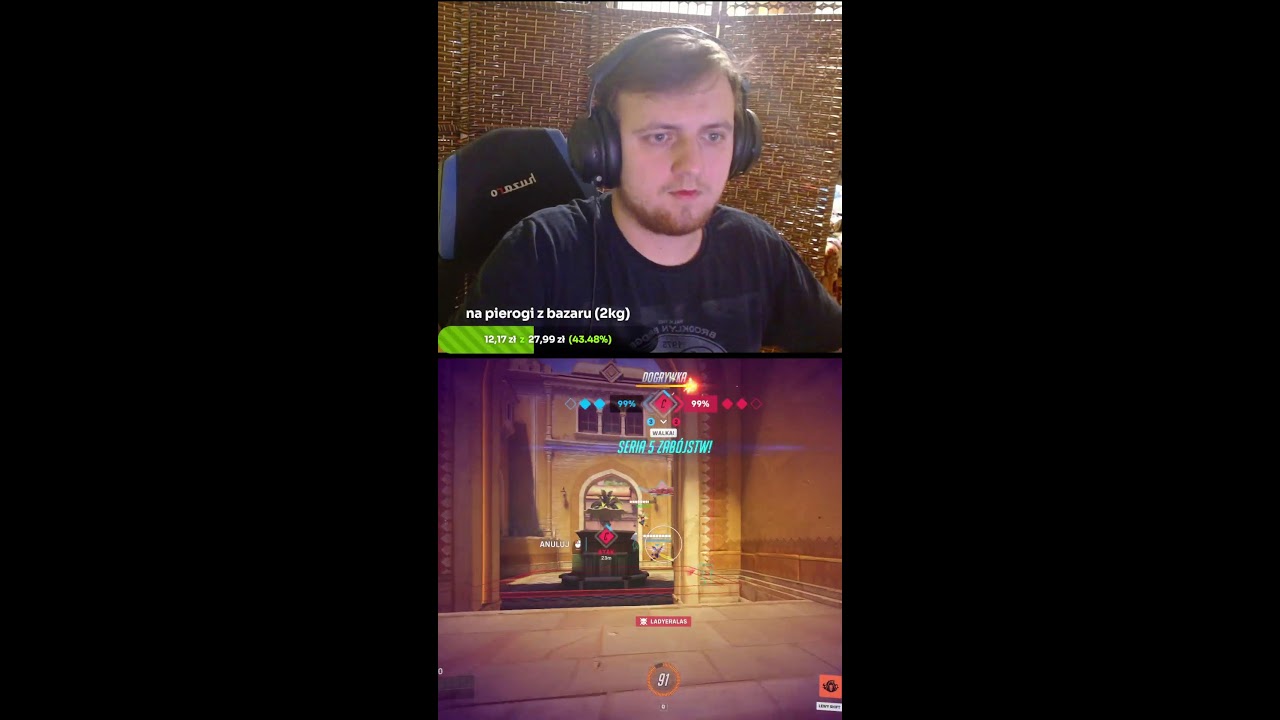 Nowy gracz gra w Overwatch!