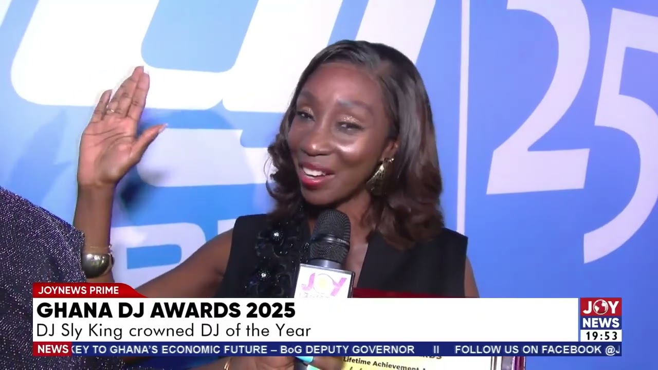 Ghana DJ Awards 2025: DJ Sly King crowned DJ of the year.