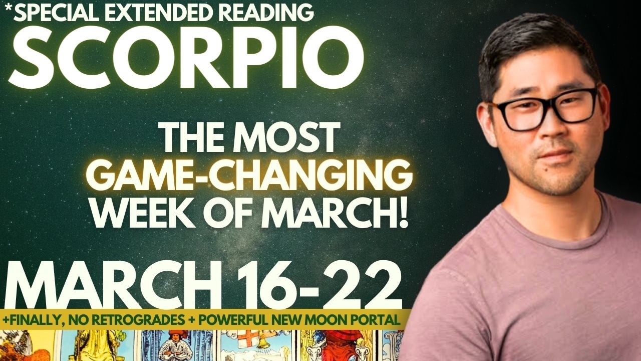 Scorpio - PREPARE FOR DRASTIC CHANGE W/ POTENT NEW MOON! 🌠 March 16-22 Tarot Horoscope
