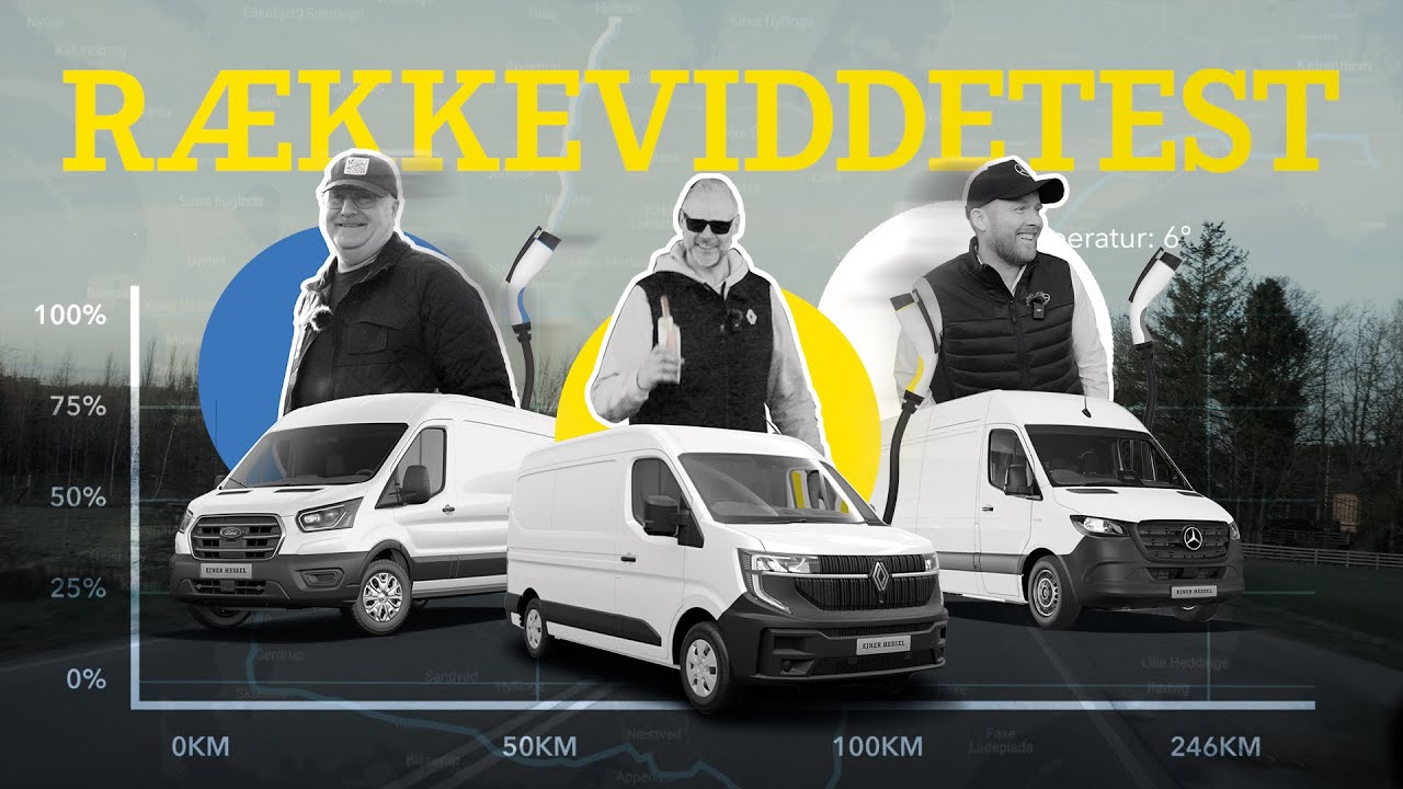 Kan en elektrisk varebil klare en rigtig arbejdsdag? Vi tester det!