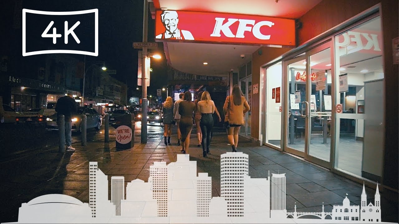 Nightlife in Adelaide | Virtual Tour 2021 | 4K | Binaural Audio #Adelaidenightlife #Nightout