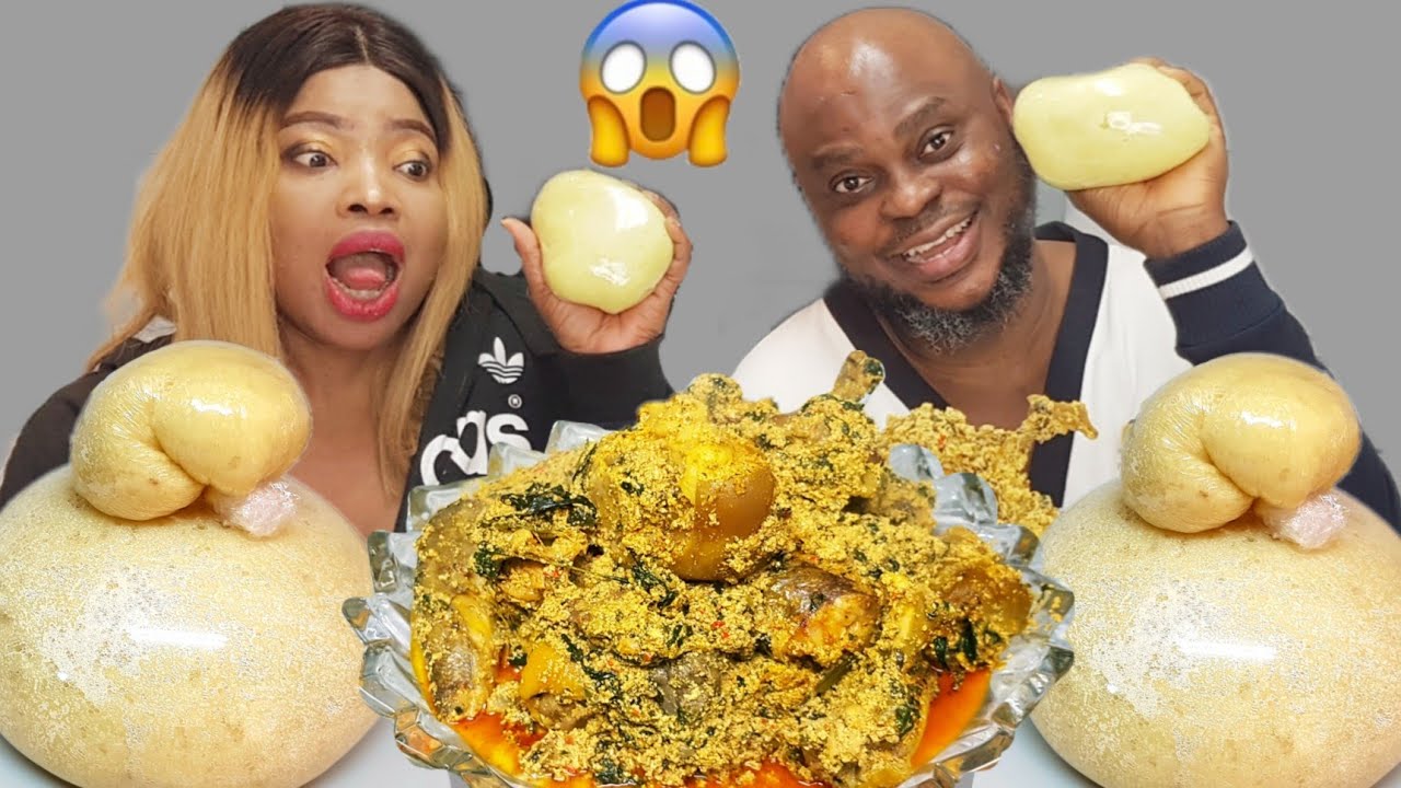 *HILARIOUS* MAKING FRESH AND EXPENSIVE SOUP FOR HIM TO SEE HOW HE REACT | EGUSI SOUP WITH POUNDO