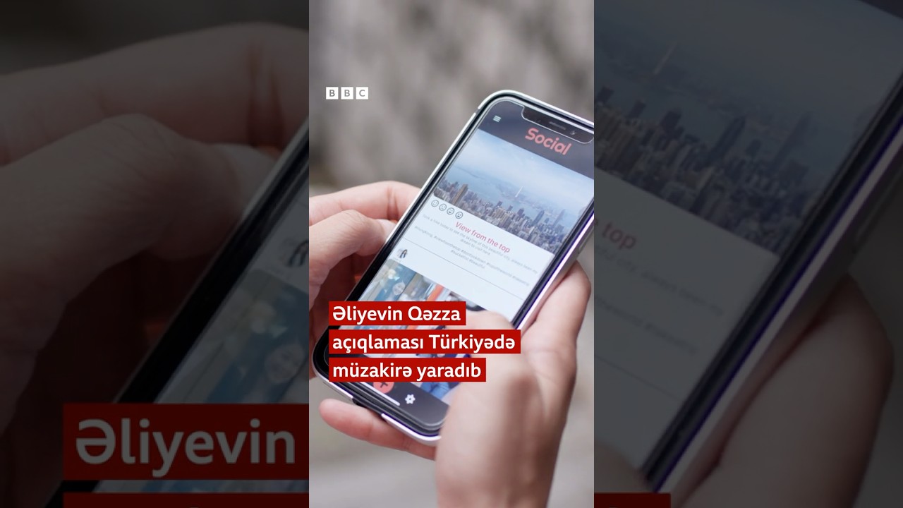 İlham Əliyevin Qəzza a&ccedil;ıqlaması T&uuml;rkiyədə m&uuml;zakirə yaradıb