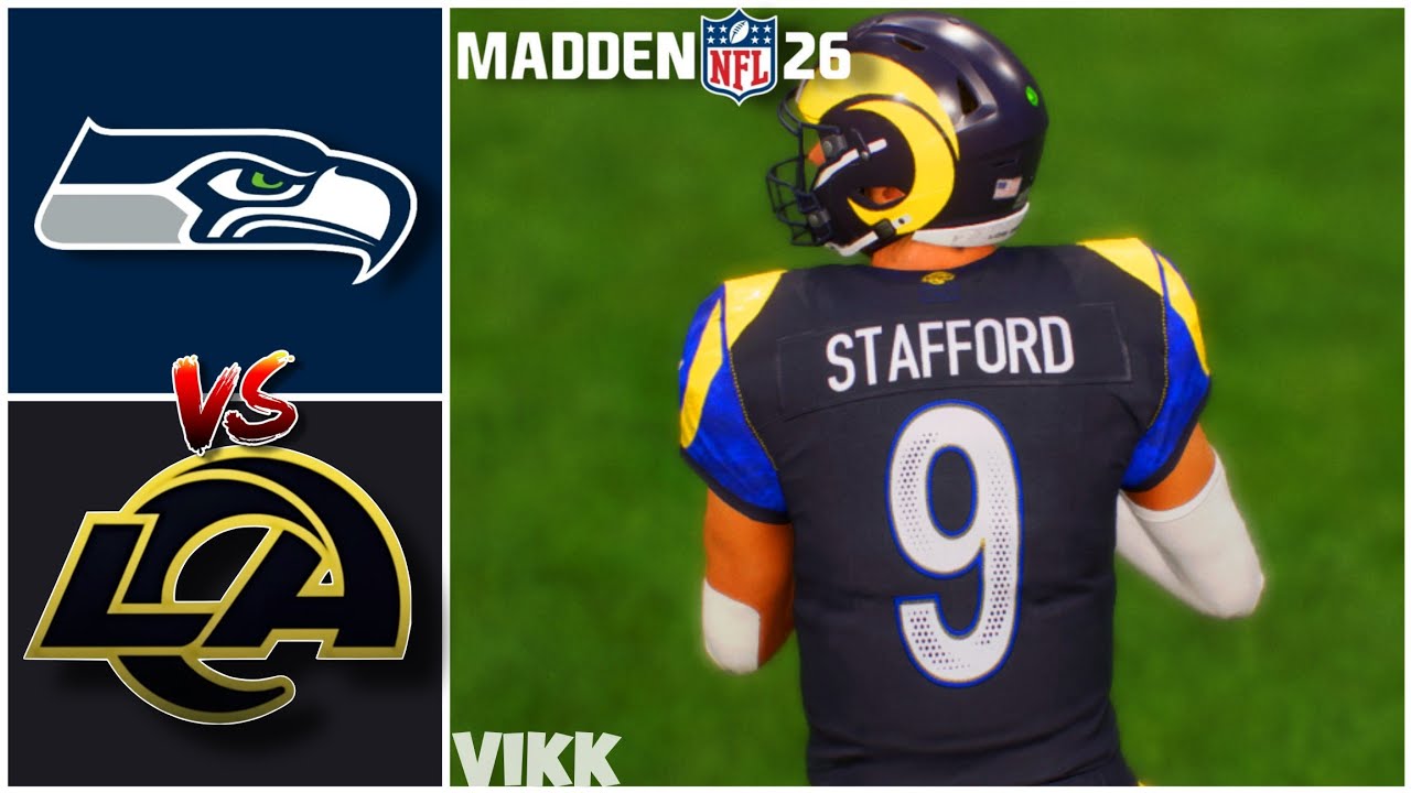 Seahawks vs Rams Week 11 Simulation (Madden 26)