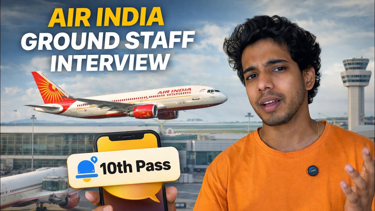 Ground Staff Interview 🤯🤯| Air India Sats Walk-in Interview #airindia #groundstaff #interview 