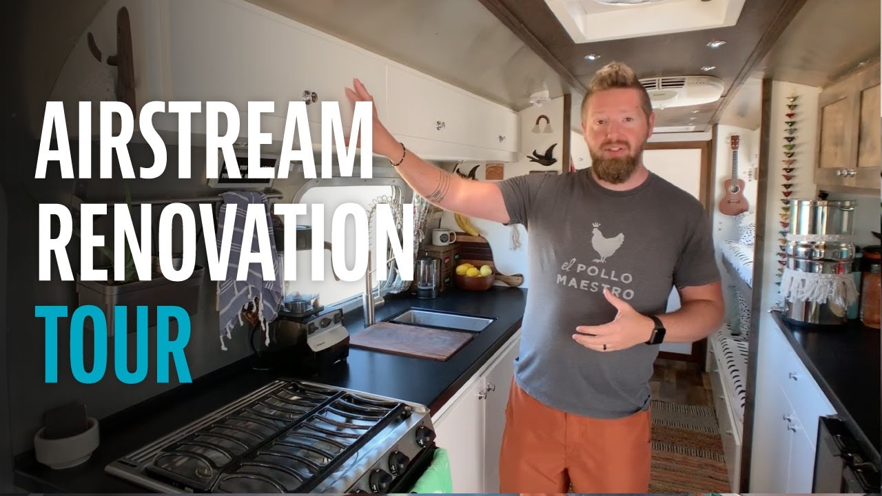 Airstream Renovation Tour - Before & After - Was it Worth it for our Family of SIX?