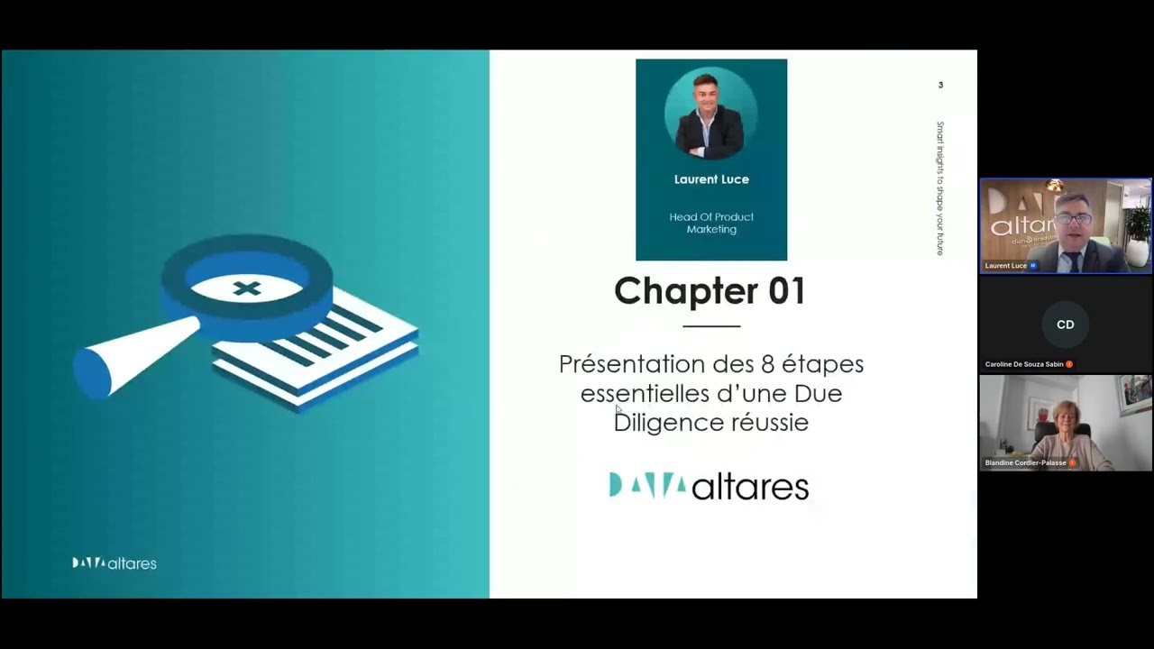 Replay webinar Comment réussir ses due diligence en 8 étapes - 14.03.24