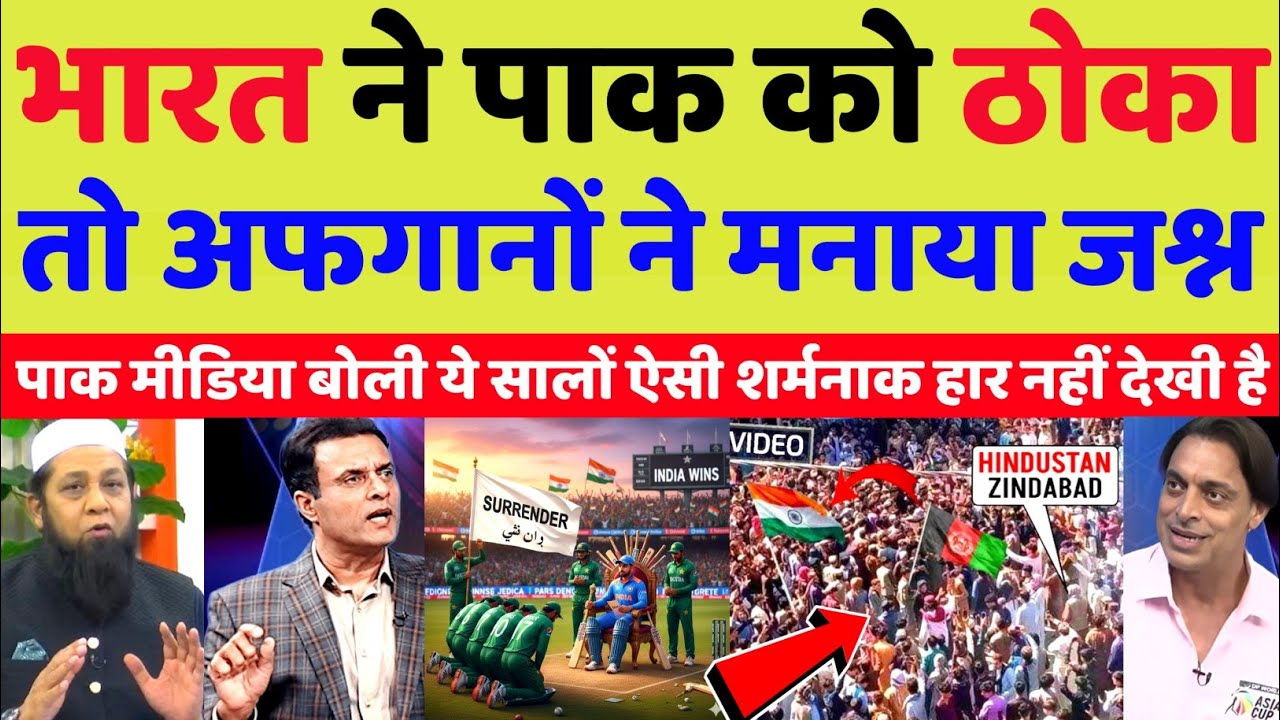 Pak Media Shocked Afghanistan Celebrate For India Beat Pakistan | Ind Vs Pak Highlights | Pak Reacts