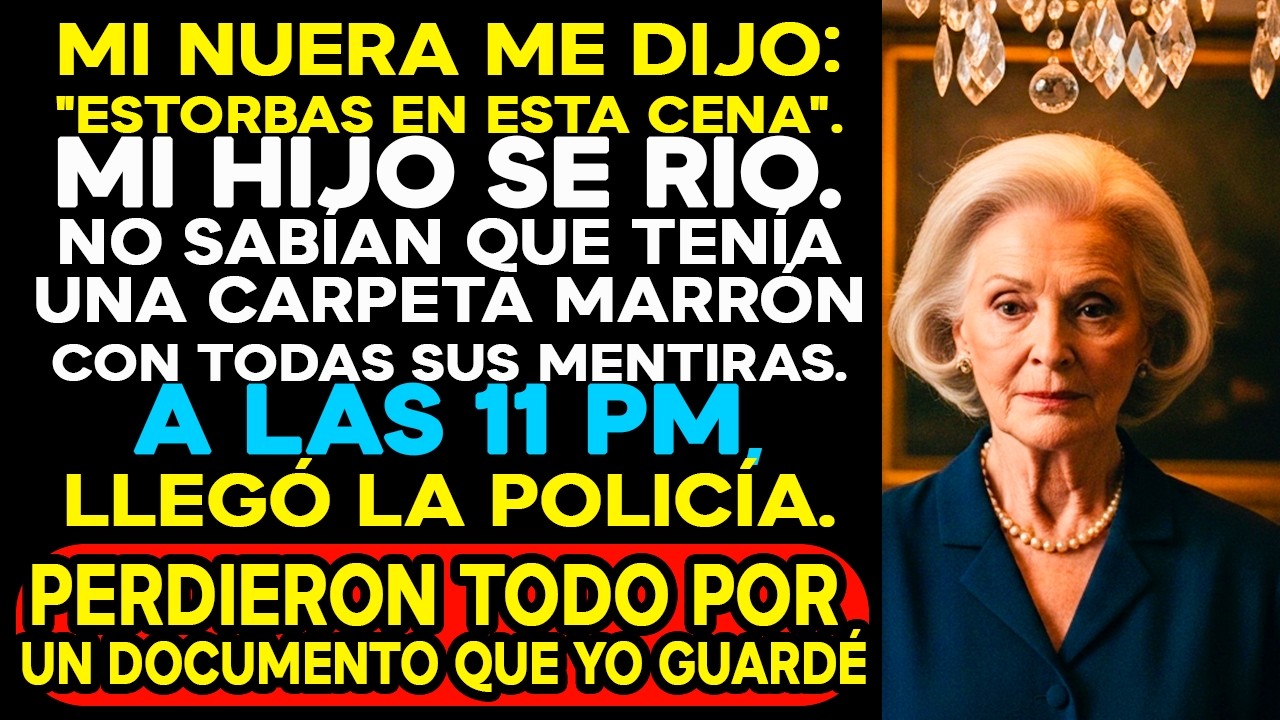 «Elena, Aquí Estorbas» — Mi Nuera Me Sirvió Sobras En Mi Cumpleaños Sin Saber Que Yo Era Su Dueña