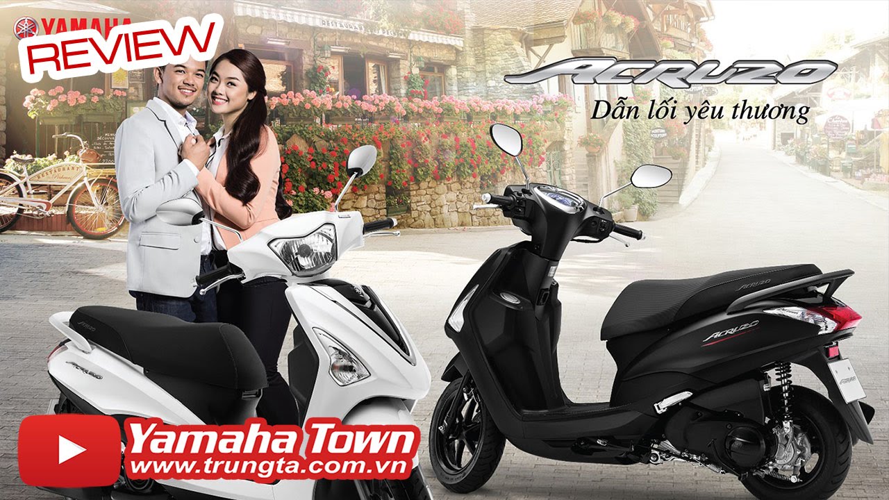 Yamaha Acruzo - Chi tiết xe tay ga tiết kiệm nhiên liệu, nhiều tiện ích! ✔