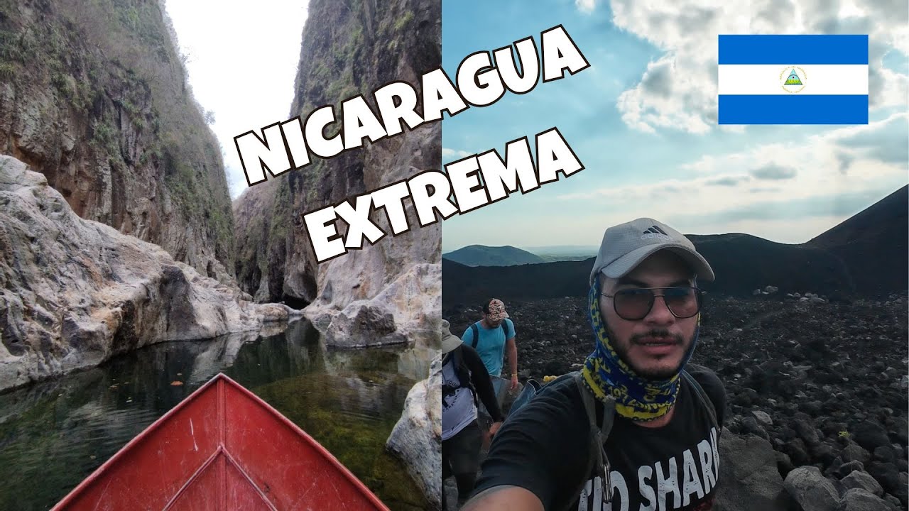🔥¡NICARAGUA EXTREMA!🔥me lanzo de un VOLCÁN 🌋 y duermo en un CAÑÓN! ⛰️