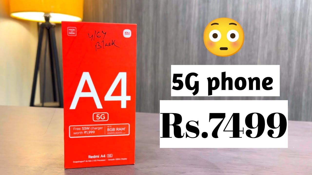 Best 5G Phone under 8000 ? Redmi A4 5G Unboxing & Review 🔥 