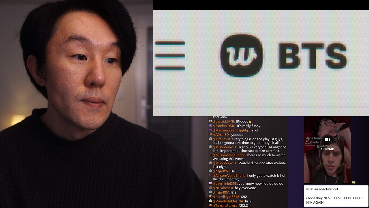 Реакция диджея на документальный фильм BTS на Netflix, а также Чимин с сумасшедшими аджуммами и V...