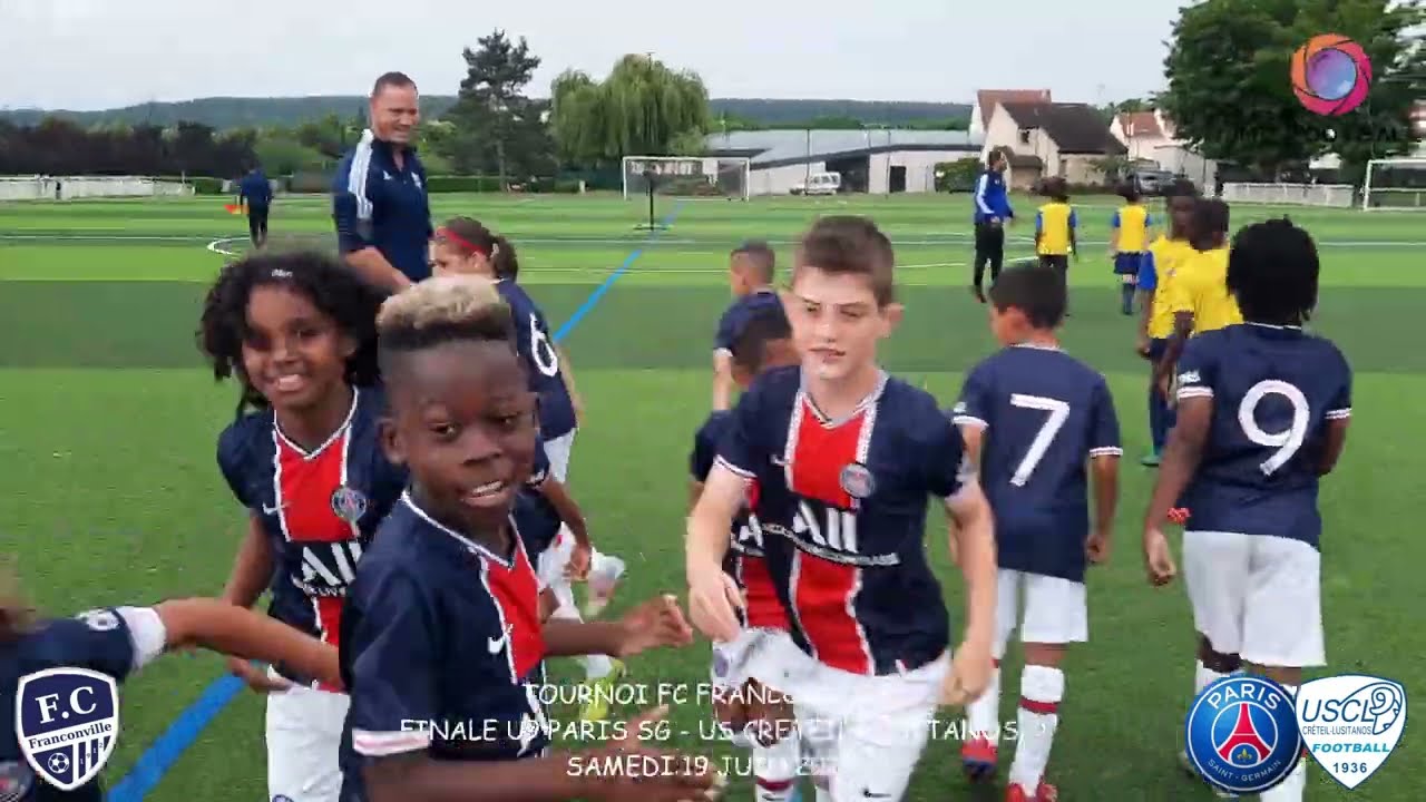 SAMEDI 19 JUIN 2021 TOURNOI U9 FC FRANCONVILLE - FINALE PSG US CRETEIL LUSITANOS
