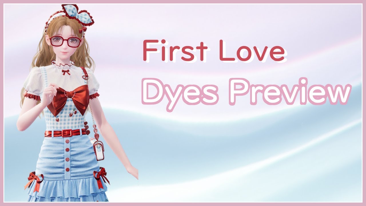 【Dyes Preview】First Love • Pear-Pal Store outfit【Infinity Nikki】