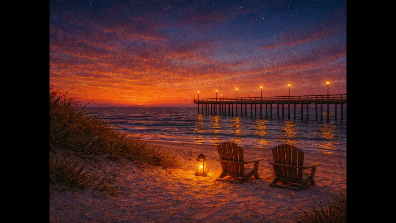 Pier Lights Flicker