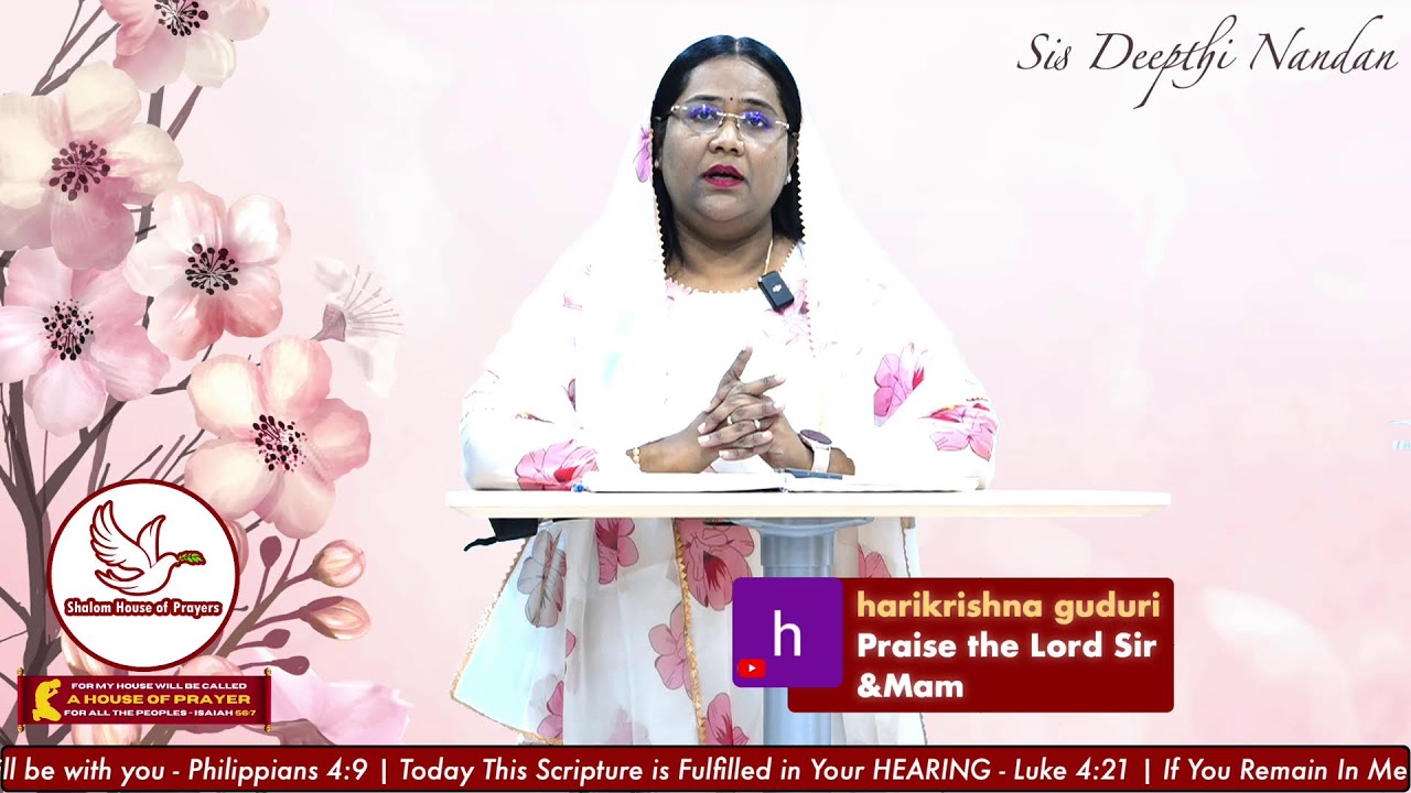 Biblical Principles to Blessed Family Life | Message by Sis Deepthi Nandan