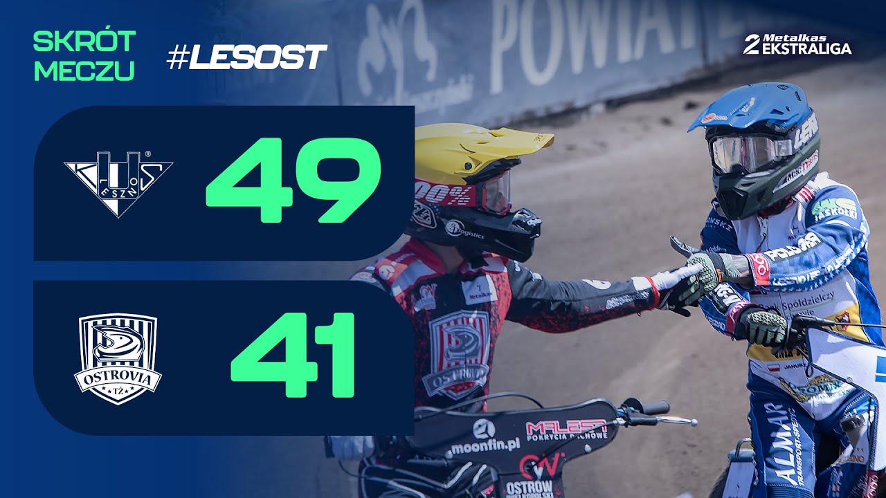 Speedway. Żużel. Mecz: Kołodziej bliski perfekcji. Zadziorny Sitek (skr&oacute;t #LESOST 49:41 25.05.2025)