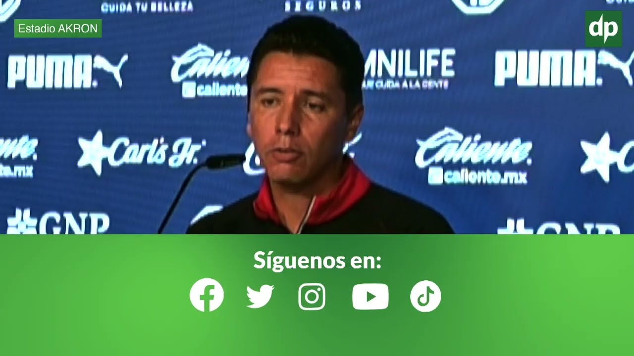 Jair Chávez en conferencia de prensa