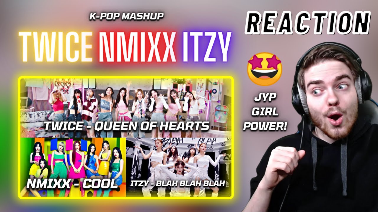 TWICE 'Queen of Hearts' Live Clip + NMIXX 'Cool (Your Rainbow)' + ITZY 'Blah Blah Blah' | REACTION