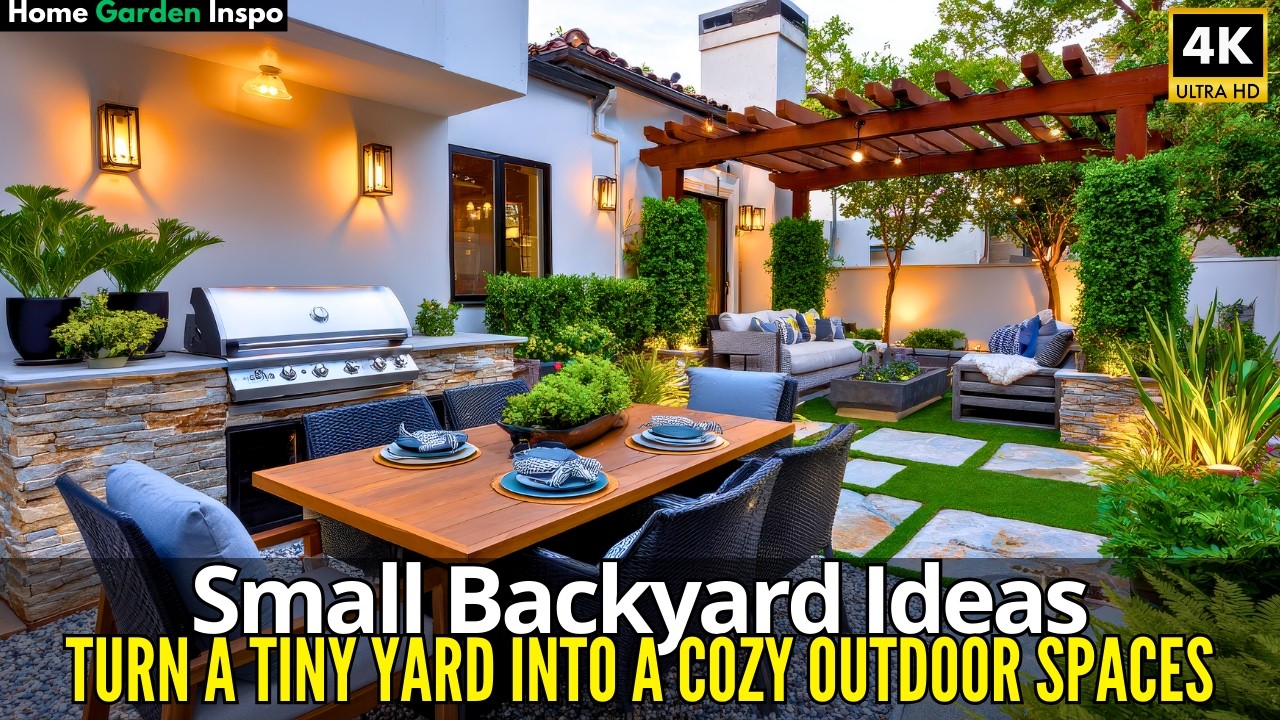 Small Backyard Ideas 2025: Turn a Small Yard Into a Cozy Outdoor Space