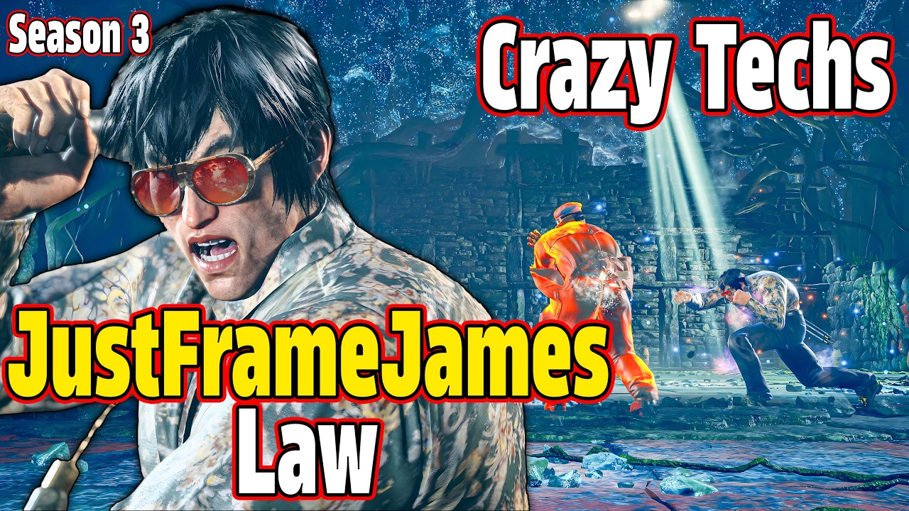 JustFrameJames Law High-Level Ranked Gameplay | Tekken 8