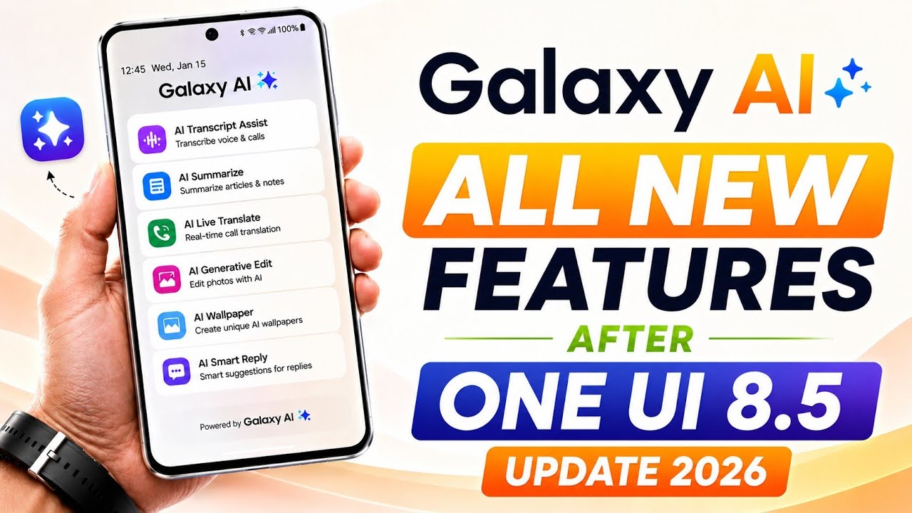 Samsung All New Galaxy AI Features After ONE UI 8.5 UPDATE For Many Users😍#galaxyai #samsung