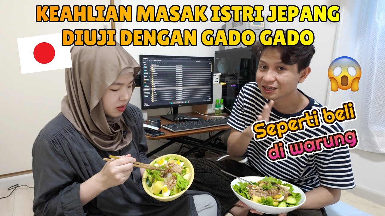 CHALLENGE ISTRI JEPANG MASAK GADO GADO - Apa Bisa ?? 😱😱