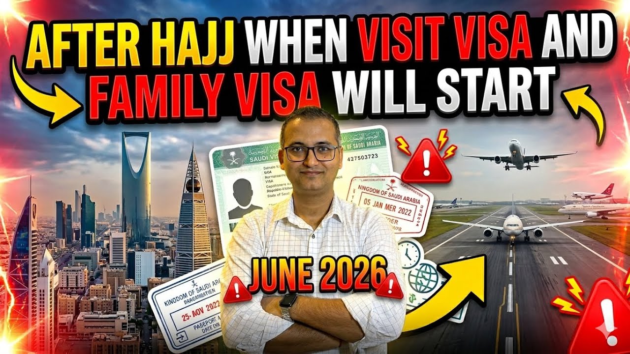 Hajj 2026 Ke Baad Umrah Visa & Visit visa Kab Khulega? Saudi Visit Visa Update!