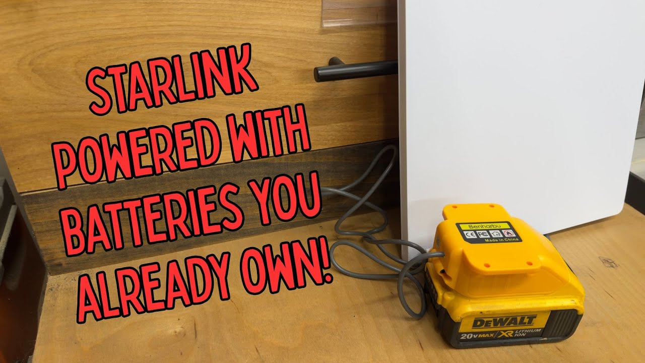 Обзор адаптера для аккумулятора Starlink Mini / Gen3 | Заряжайте свой Starlink аккумуляторами DeW...