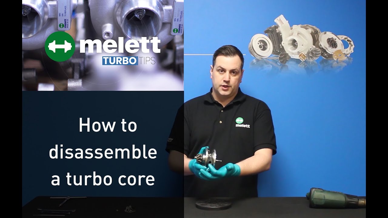 How to disassemble a turbocharger CHRA/ Cartridge/ Core Assembly.  Melett Turbo Tips