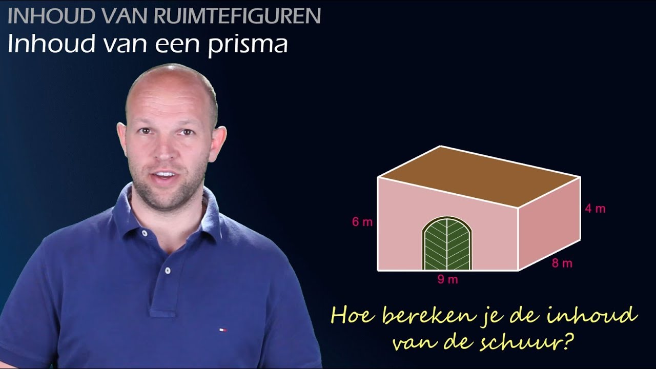Hoe bereken je de inhoud van een prisma? (havo/vwo 2) - WiskundeAcademie