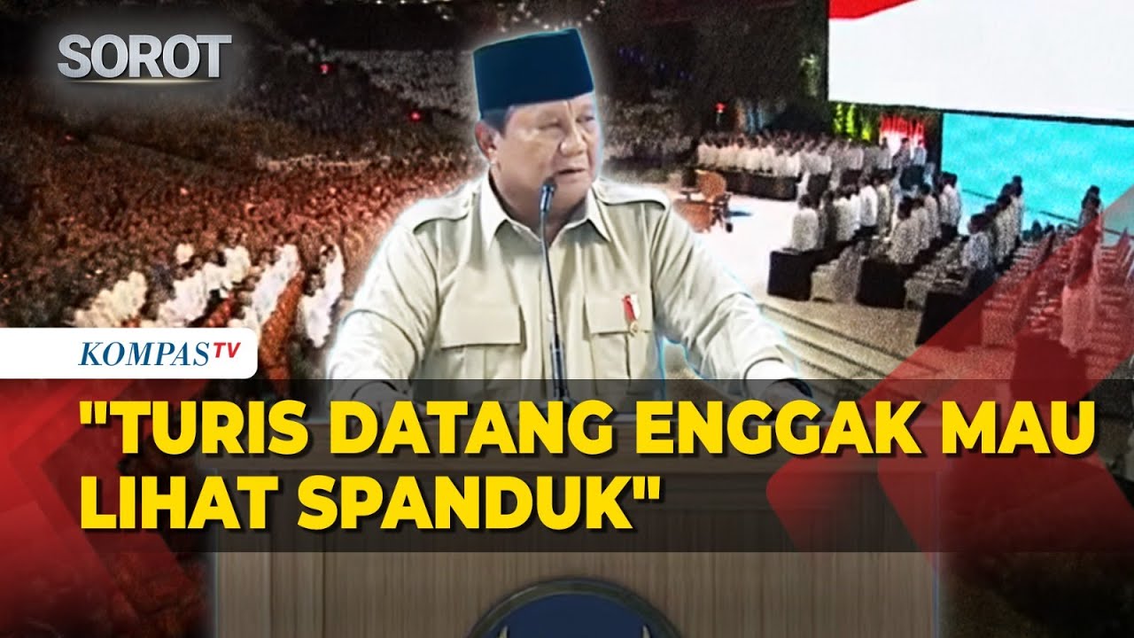 Prabowo Minta Kepala Daerah Spanduk Iklan di Jalan Segera Ditertibkan