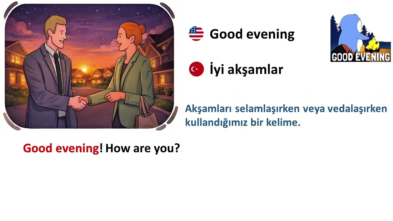 Selamlaşma ve Ayrılma | A1 İngilizce Kelime | Visual İngilizce