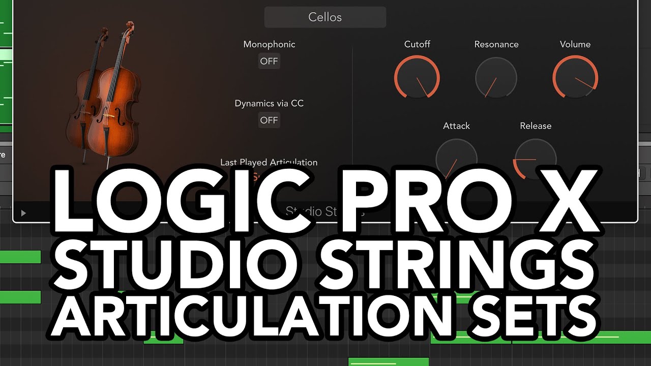 Logic Pro X — студийные струнные + наборы артикуляции (БОЛЕЕ РЕАЛИСТИЧНЫЕ СТРУННЫЕ!)