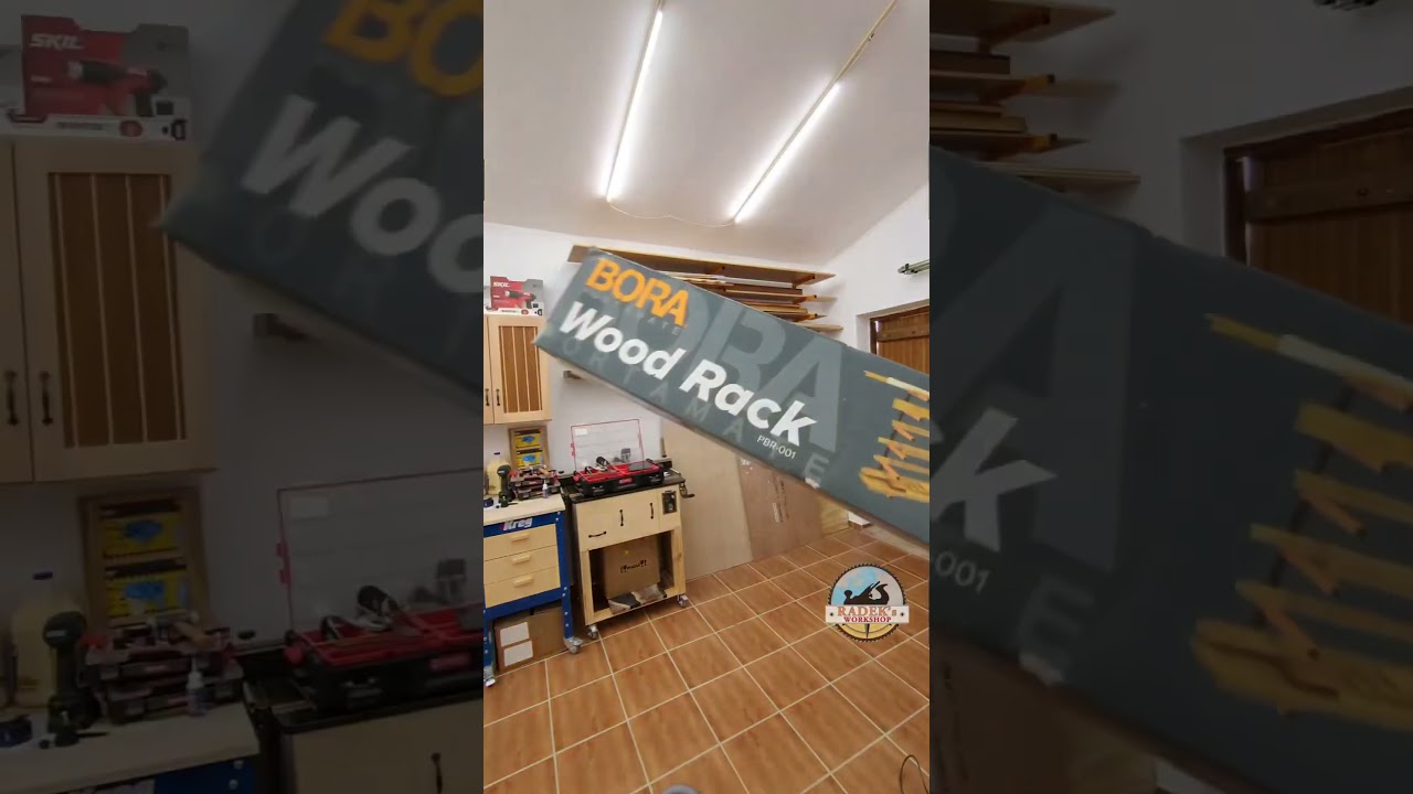 The BORA lumber rack! video by Radek's Workshop #woodwork #diywoodworking #diy #tools