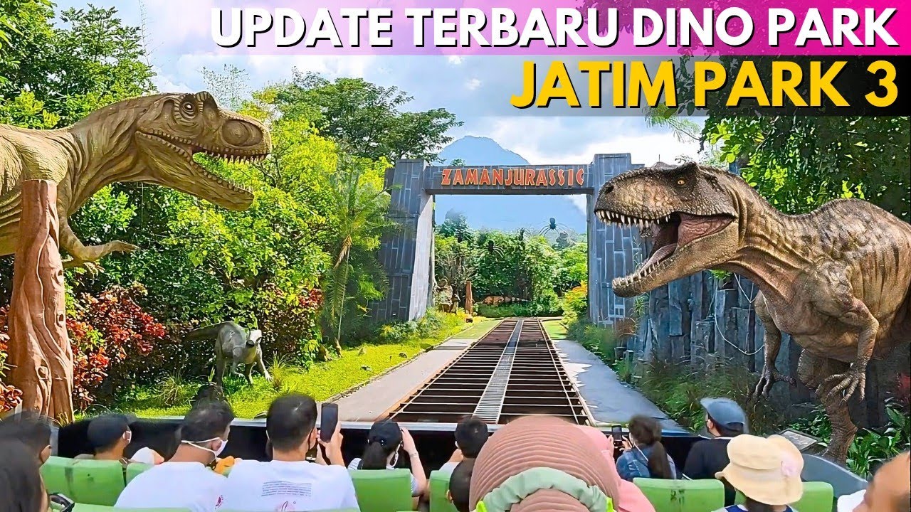 JATIM PARK 3 DINO PARK TERBARU ‼ Makin Banyak Wahana Seru ‼ Wisata Batu Malang