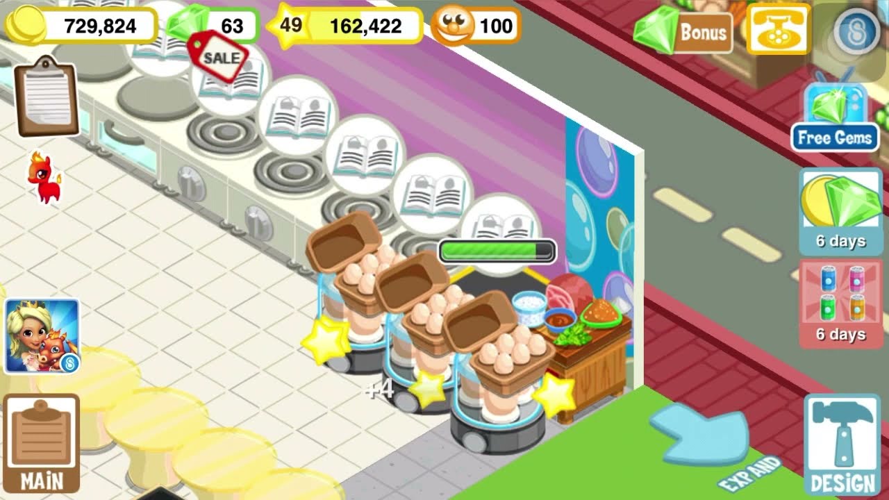Restaurant Story Level 49 Serving And Ordering Recipes Gameplay Storm 8 Games
