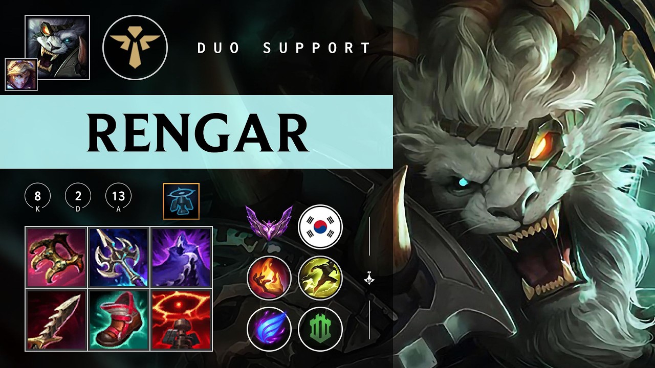 Rengar Support vs Karma - KR Master Patch 26.05