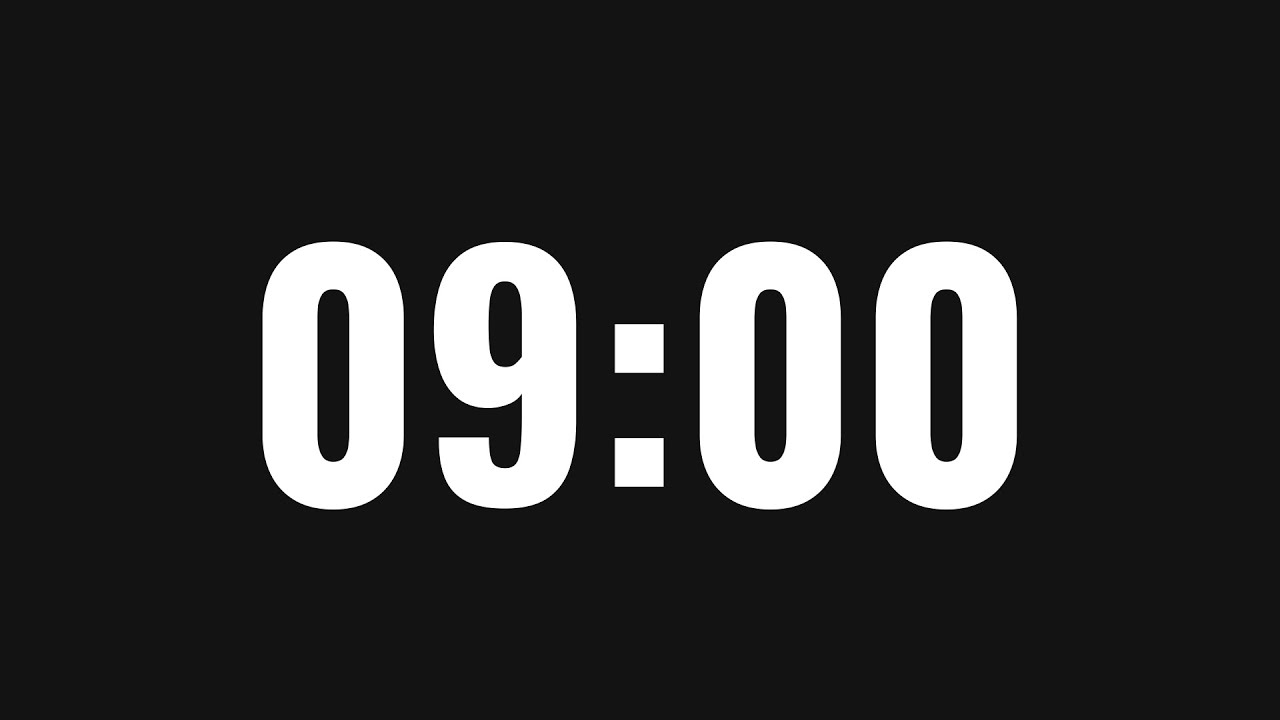 Таймер 9 Минут