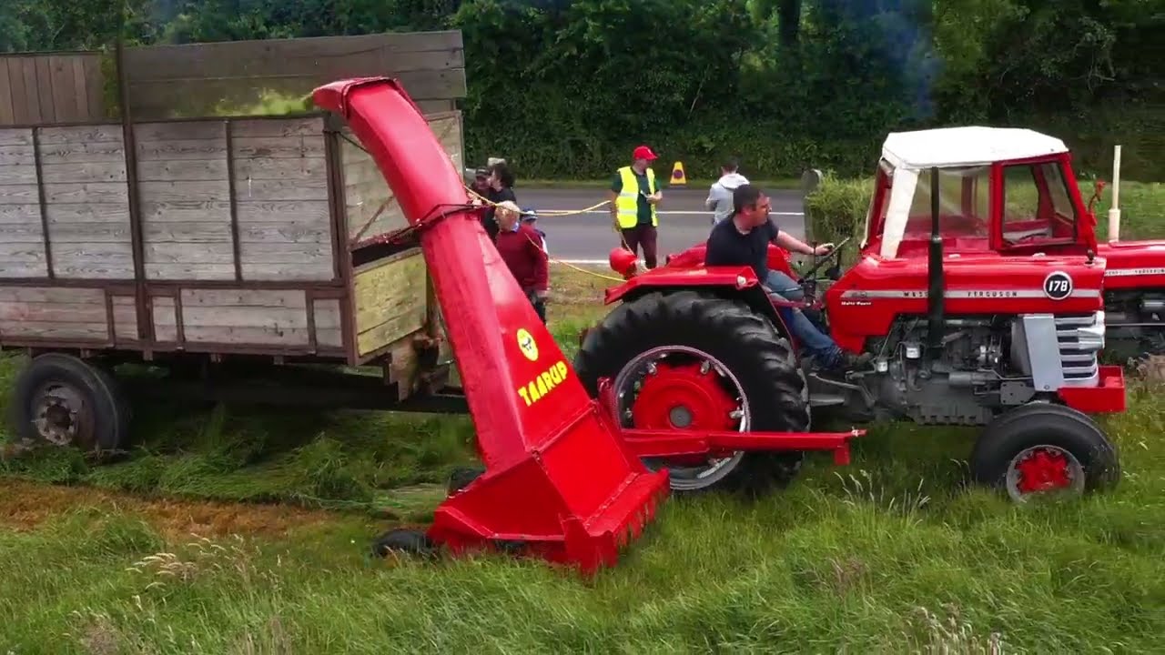 Silage 2022. Old school vintage roll back the years. Ballygurteen