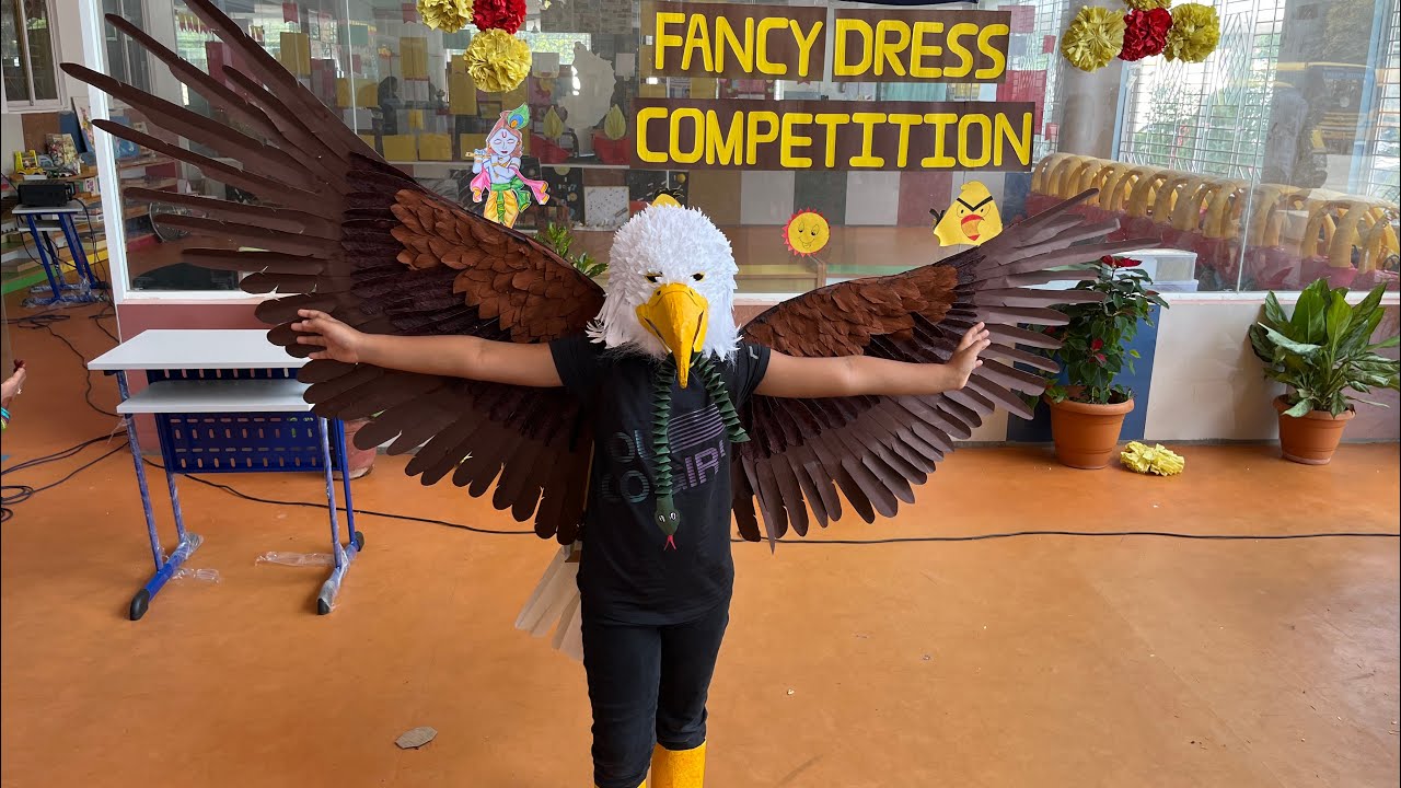 Eagle DIY | fancy dress as eagle | fancy dress competition as bird | angle fancy dress competition