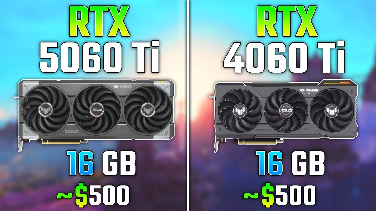 RTX 5060 Ti vs RTX 4060 Ti | Test in 7 Games