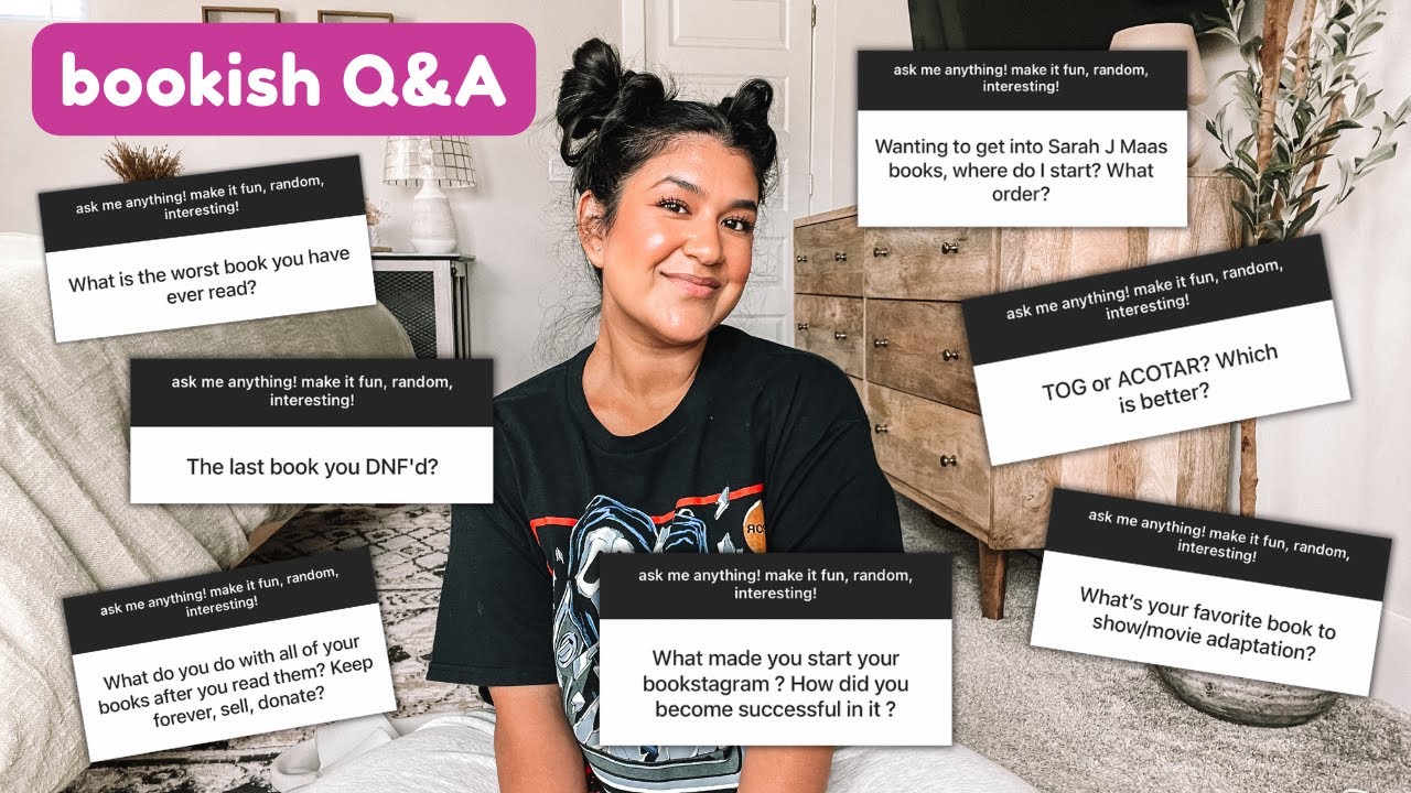 BOOKISH Q&A // chatting about A LOT of books!