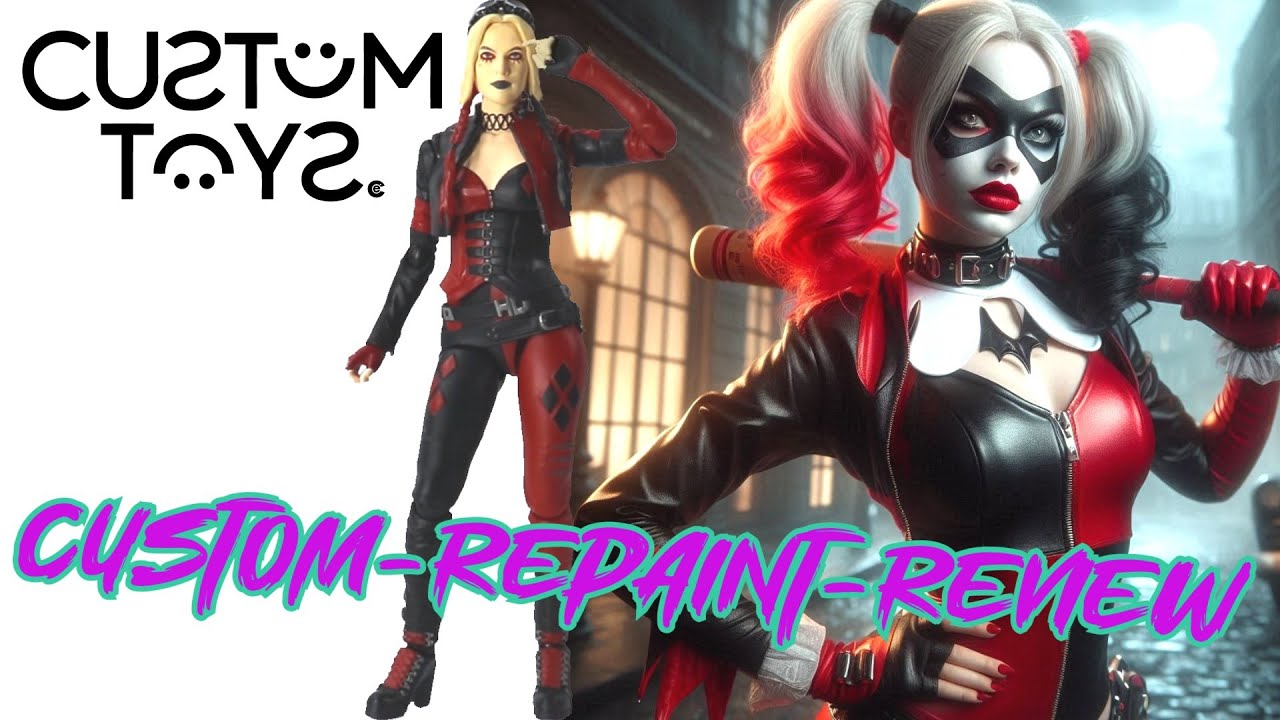 SH FIGUARTS THE SU*C*DE SQUAD HARLEY QUINN UNBOXING REPAINT REVIEW
