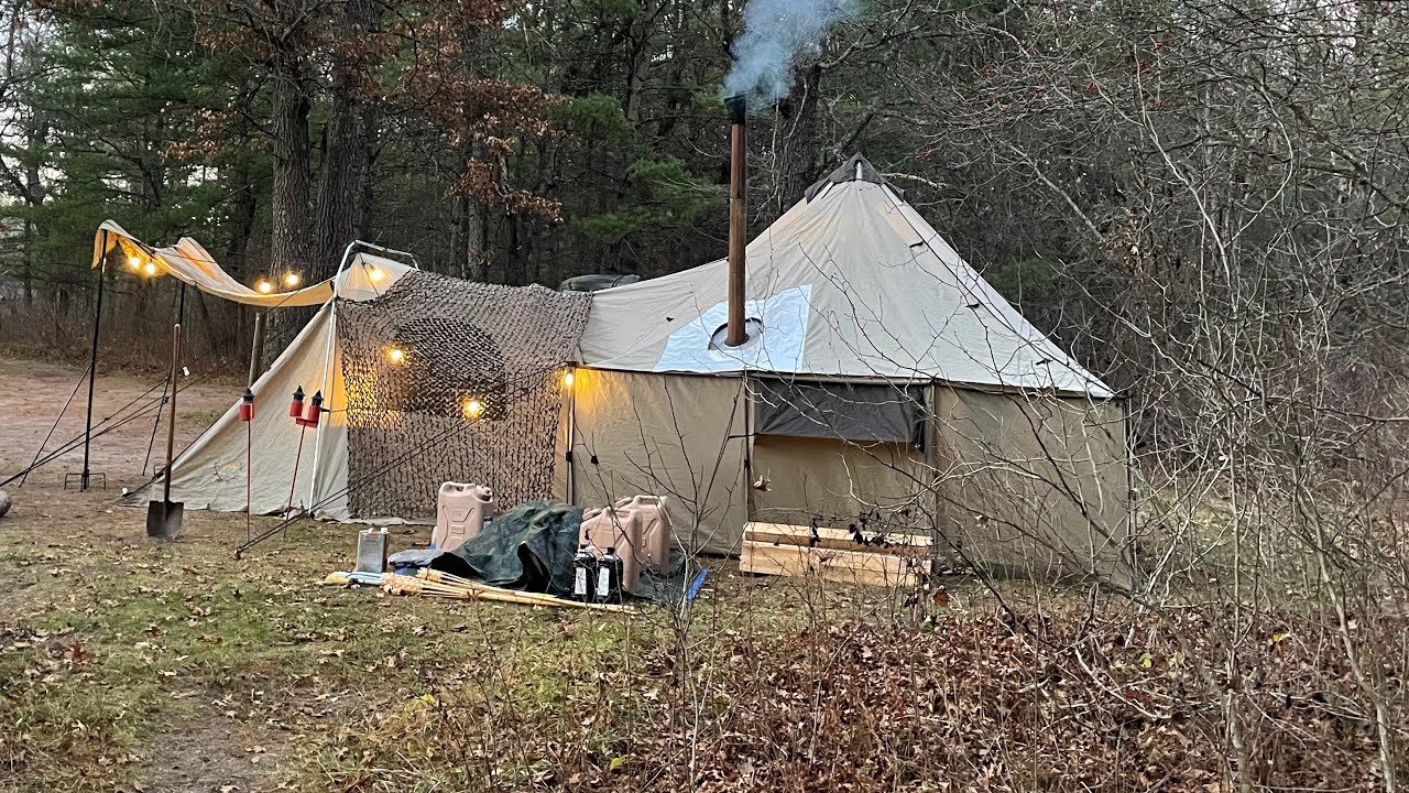 Solo camping in Michigan and the Alaknak tent